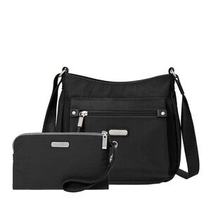 8657 Uptown Bagg With Rfid Wristlet Handbags, Black, One Size US